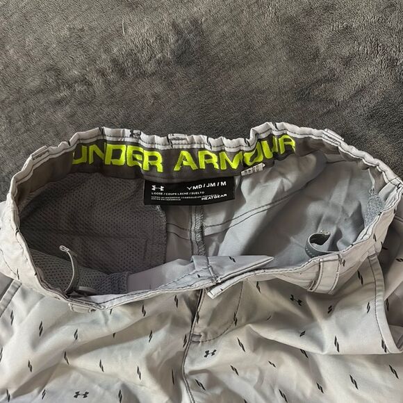 Under Armour Gray Athletic Shorts Lightweight Performance - Picture 2 of 3